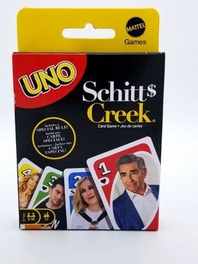 UNO Schitt$ Creek Trading Card Game - Black & Yellow